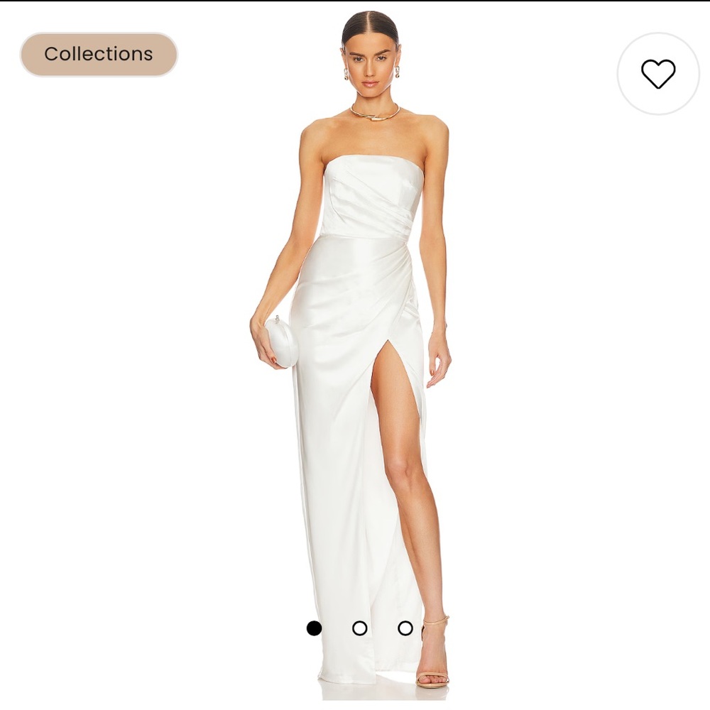 Sau Lee Priyanka Dress White Dress - Midi